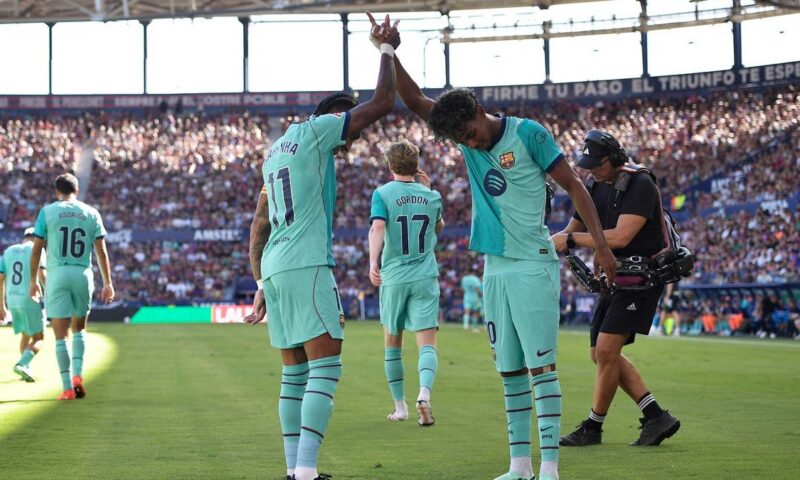 برشلونة يتجاوز صحوة ليفانتي ويحافظ على الصدارة
