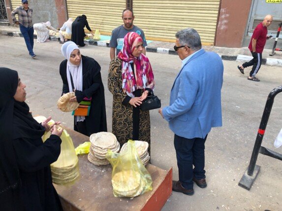 محافظ الدقهلية يتفقد مخبز المنصورة الكبير للخبز المدعم