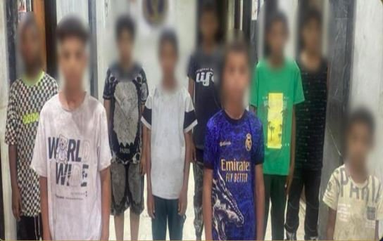مباحث الأحداث تضبط 8 متهمين باستغلال 11 طفلًا في التسول