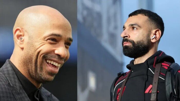 تييري هنري يشيد بمحمد صلاح بعد هاتريك جالاتا سراي: «امنحوا الملك المصري الاحترام»