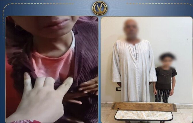 القبض على والد طفلة بعد تداول فيديو يزعم تعديه عليها بالضرب في الشرقية