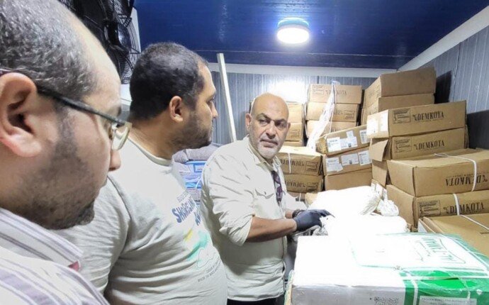 ضبط 780 كيلو لحوم غير صالحة ومذبوحة خارج المجازر خلال حملة مكبرة بشبرا الخيمة