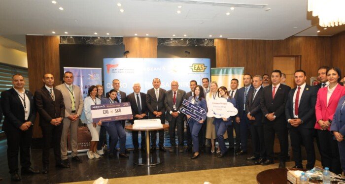 مطار القاهرة يستقبل أولى رحلات شركة Aegean Airlines القادمة من سالونيكي