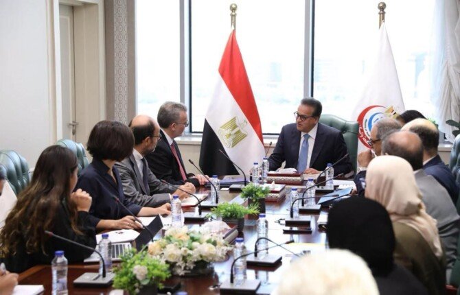 وزير الصحة يبحث مع بنك الاستثمار الأوروبي تمويل مشروعات صحية جديدة