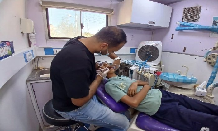 كشف وعلاج بالمجان لـ 400 مواطن في قافلة طبية بالبحيرة