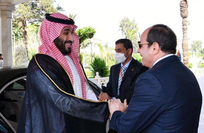 عاجل.. الرئيس السيسي يودع ولي العهد السعودي محمد بن سلمان في ختام زيارته للقاهرة