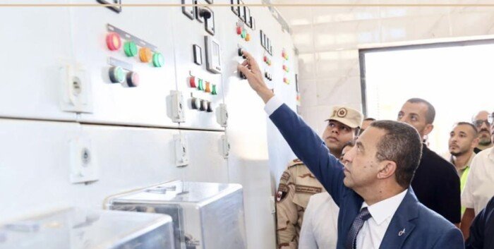 محافظ المنوفية يفتتح محطتي رفع صرف صحي دنشواي وكفر دنشواي