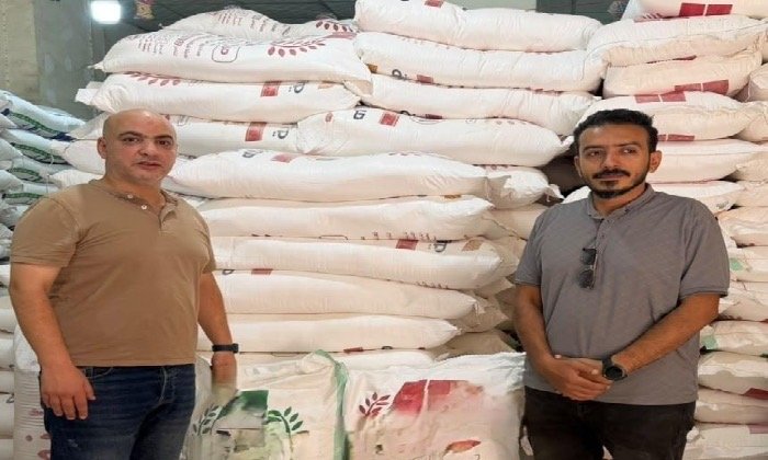 ضبط 7 أطنان دقيق وكسب فول صويا مجهولة المصدر بالشرقية