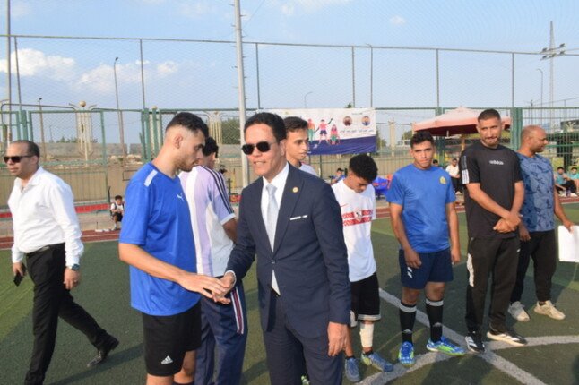 رئيس جامعة بنها يشهد فعاليات المهرجان الرياضي الثالث لذوي الهمم