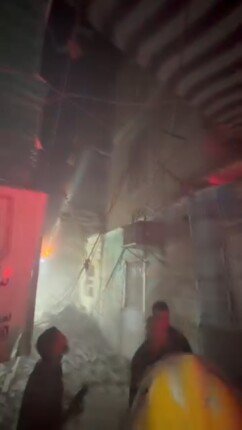 انهيار عقار مكون من 3 طوابق بالمنيا وجهود مكثفة للبحث عن مفقودين