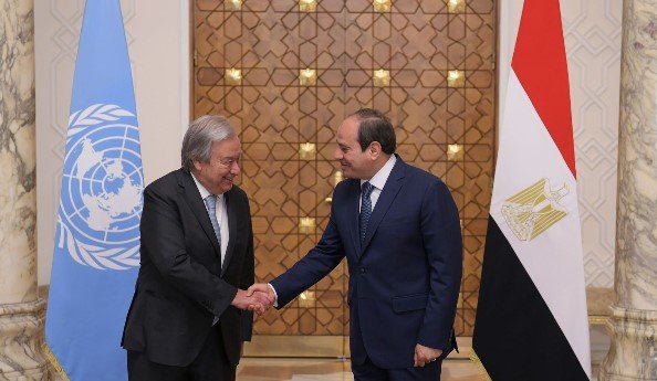 «جوتيريش» يشيد بدور مصر بقيادة الرئيس السيسي في دعم استقرار الشرق الأوسط وأفريقيا
