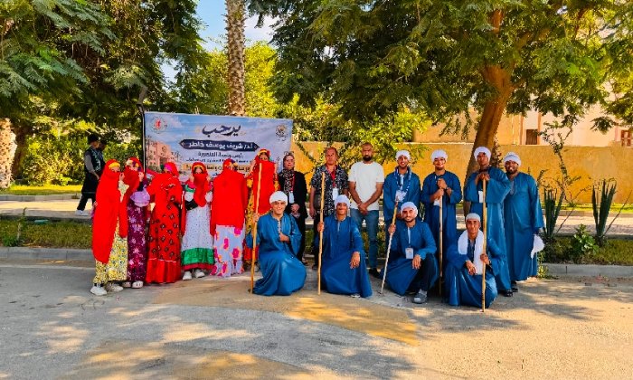 بمجسم ضخم.. جامعة سوهاج تشارك في انطلاق كرنفال أسبوع شباب الجامعات بالمنيا