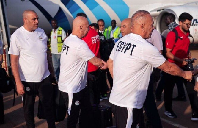 منتخب مصر يصل جوبا استعدادًا لمواجهة جنوب السودان في تصفيات أمم إفريقيا