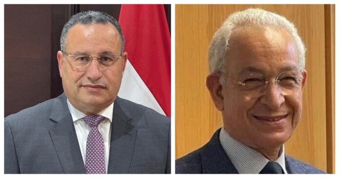 وزير التعليم العالي يهنئ الدكتور هاني هلال بمناسبة منحه وسام الاستحقاق الوطني الفرنسي