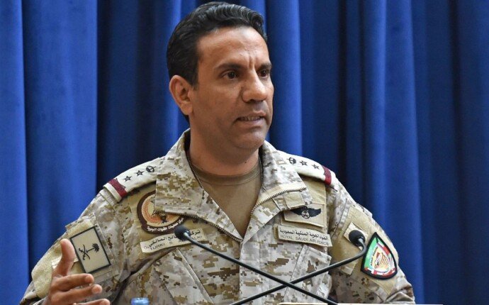 التحالف يعترض صاروخ باليستي أطلقه الحوثيون باتجاه الرياض