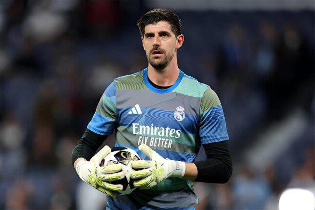 كورتوا يحقق رقمًا تاريخيًا في مباراة ريال مدريد وإنتر بدوري أبطال أوروبا