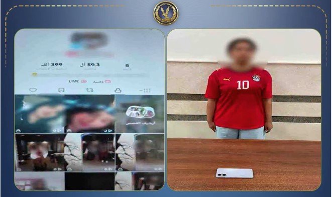 ضبط صانعة محتوى بتهمة نشر مقاطع فيديو خادشة للحياء في جمصة