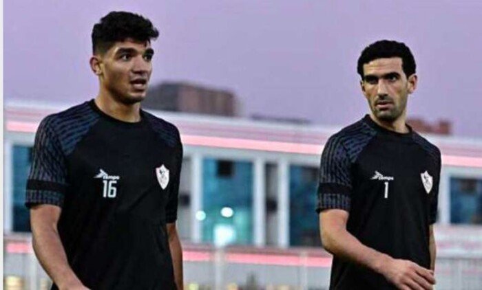 حراس الزمالك يؤدون تدريبات قوية استعدادًا لمواجهة زد في كأس عاصمة مصر