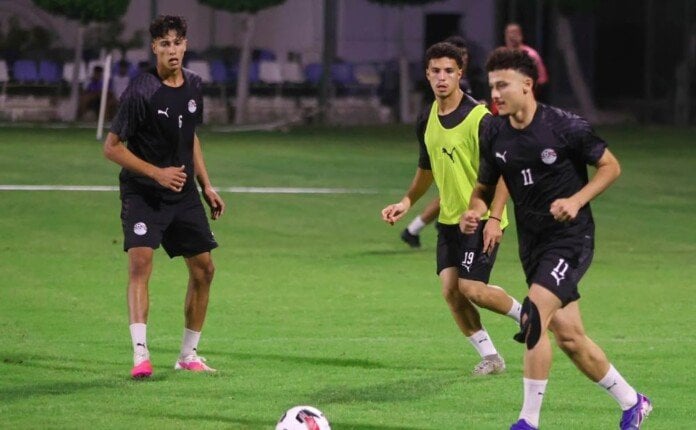 منتخب مصر للشباب يختتم استعداداته لمواجهة ليبيا في تصفيات أمم إفريقيا