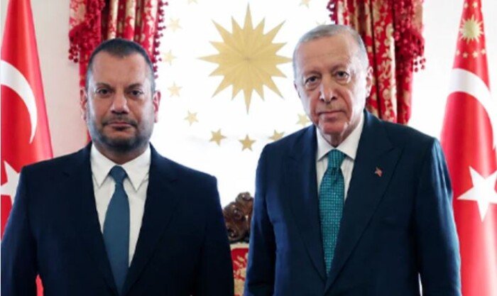 رئيس طرابزون سبور يلتقي الرئيس التركي رجب طيب أردوغان