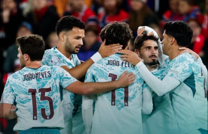 البرتغال تهزم النرويج بثنائية وتنفرد بصدارة المجموعة في دوري الأمم الأوروبية «فيديو»