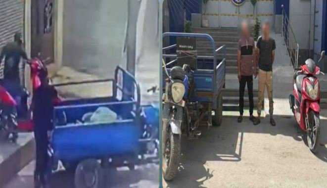 «فيديو كشفهما».. القبض على المتهمين بسرقة اسكوتر من أمام منزل بالإسماعيلية