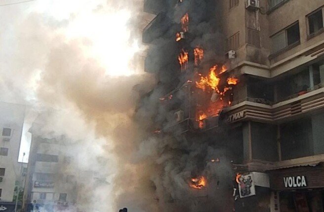 تضامن القليوبية تبدأ حصر خسائر حريق شارع فريد ندا ببنها تمهيدًا لتحديد التعويضات