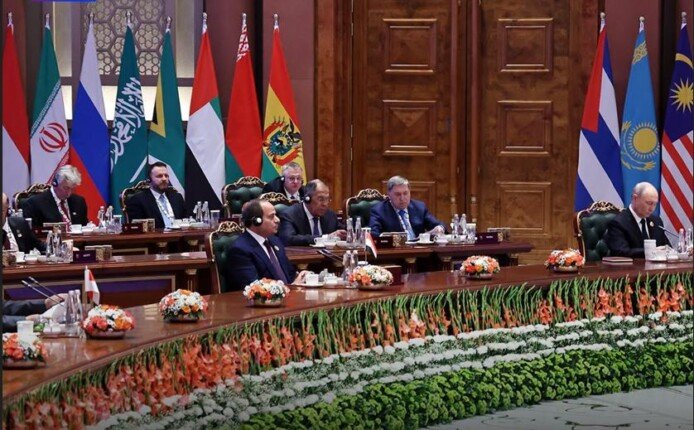 عاجل | انطلاق الجلسة العامة المفتوحة والموسعة لقمة البريكس بمشاركة الرئيس السيسي