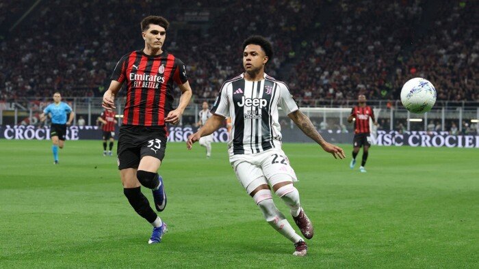 التشكيل الرسمي لمباراة ميلان ضد يوفنتوس في الدوري الإيطالي