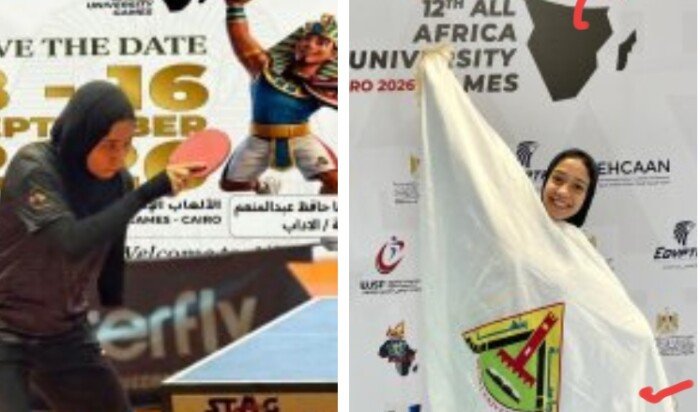 ذهبية التاريخ الإفريقي.. جامعة بنها تتوج بالمركز الأول في تنس الطاولة بدورة الألعاب الإفريقية