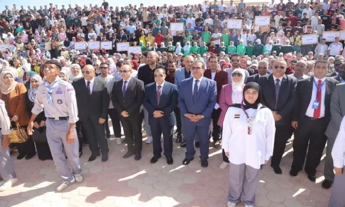 رئيس جامعة قنا يشهد مراسم تحية العلم إيذانًا بانطلاق العام الجامعي الجديد