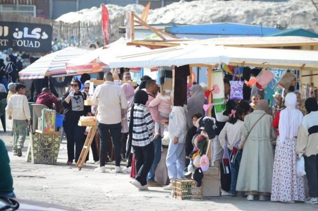 إقبال كبير من الزائرين على أبرز مقاصد بورسعيد خلال عطلة نهاية الأسبوع