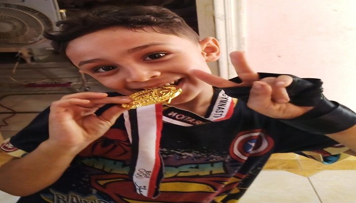 فراس الأسود يحصد ذهبية كأس مصر للجمباز الفني