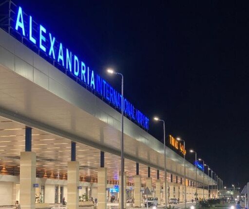 مطار الإسكندرية الدولي يستكمل هويته الجديدة عالميًا باعتماد الرمز ALY بدلًا من HBE