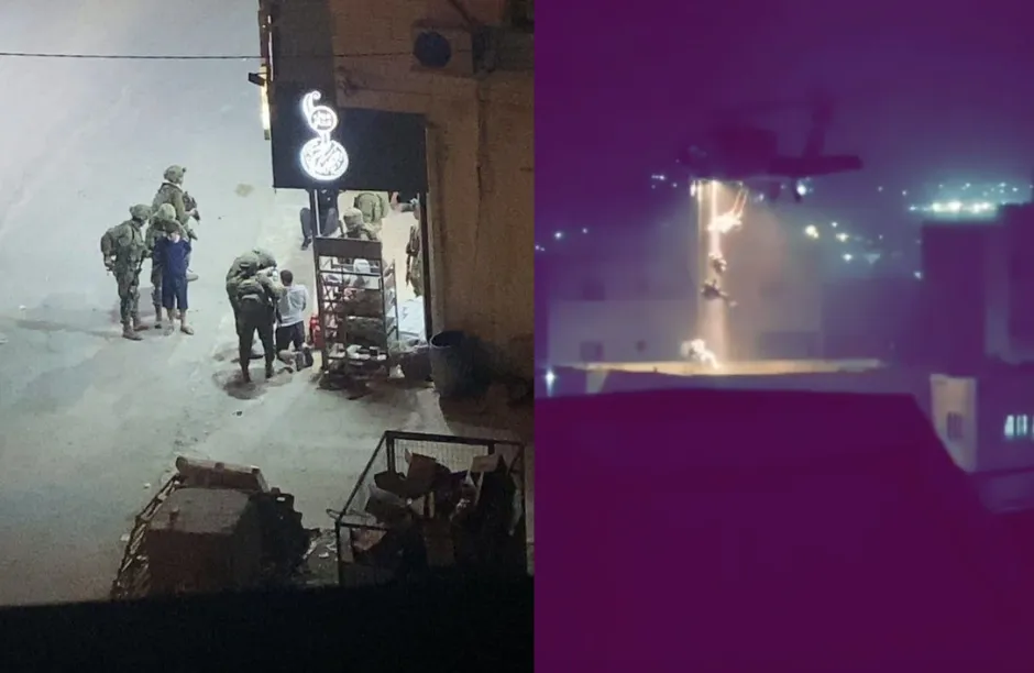 إنزال جوي خلال اقتحامات الضفة.. وحملة اعتقالات طالت طفلا وزوجة أسير
