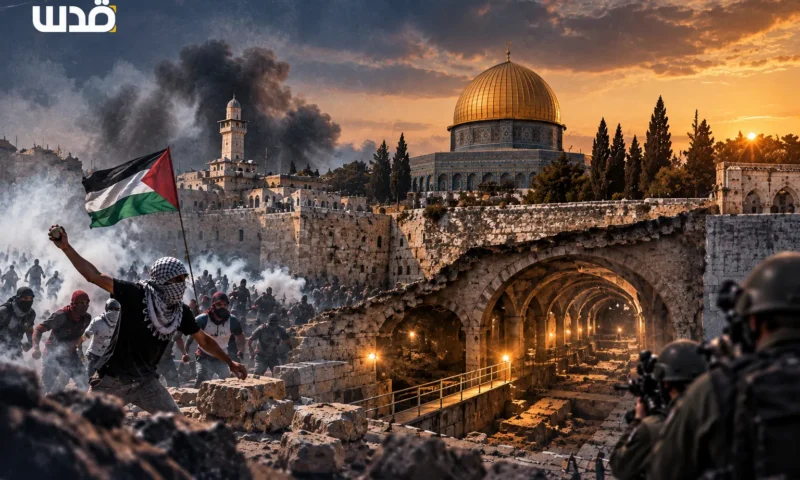 هبة النفق.. حين أشعل نفق أسفل الأقصى مواجهة امتدت من القدس إلى فلسطين