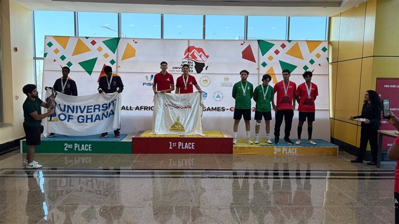 3 ذهبيات وفضيتان وبرونزية، حصاد جامعة عين شمس في دورة الألعاب الأفريقية