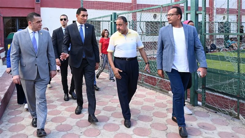 جوهر نبيل يتفقد مركز شباب الحرية بالإسكندرية ويشدد على رفع كفاءة المنشآت