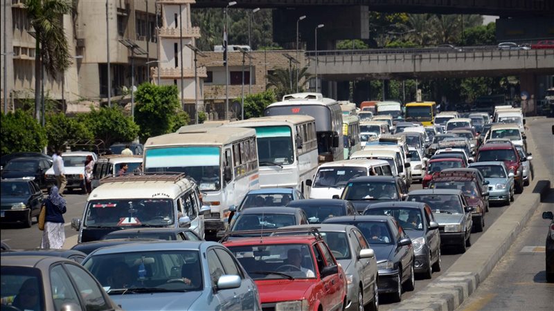 حالة المرور اليوم، كثافات متحركة على محاور القاهرة والجيزة والقليوبية والإسكندرية