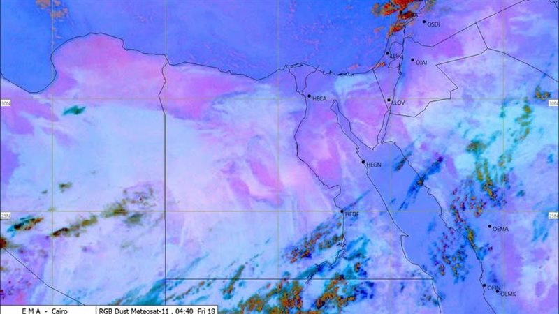 حالة الطقس اليوم، انخفاض درجات الحرارة على معظم أنحاء البلاد وتكاثر السحب