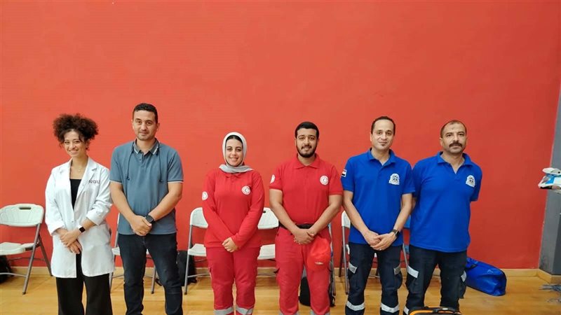 لتوفير بيئة آمنة للطلاب والرياضيين، الهلال الأحمر المصري يشارك في دورة الألعاب الأفريقية للجامعات