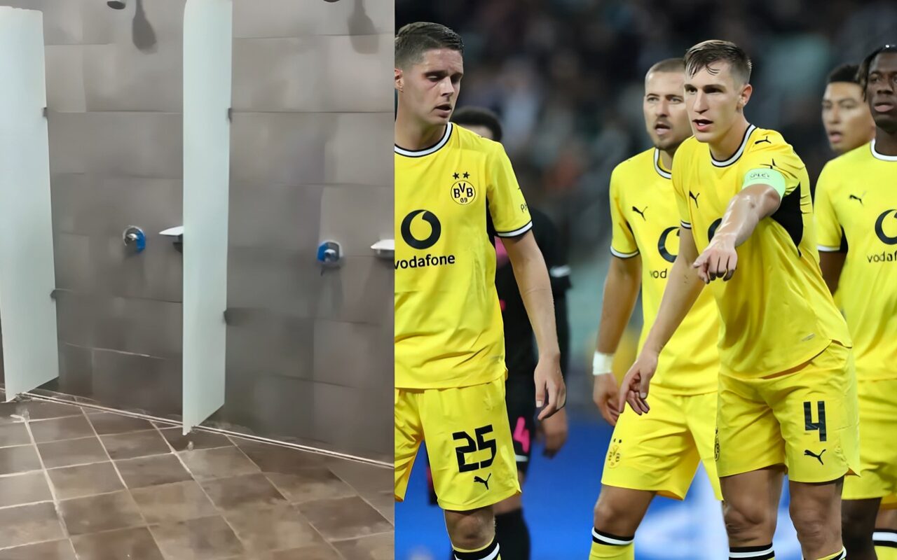 لاعبو دورتموند يرفضون الاستحمام في أذربيجان خوفاً من “الليجيونيلا”