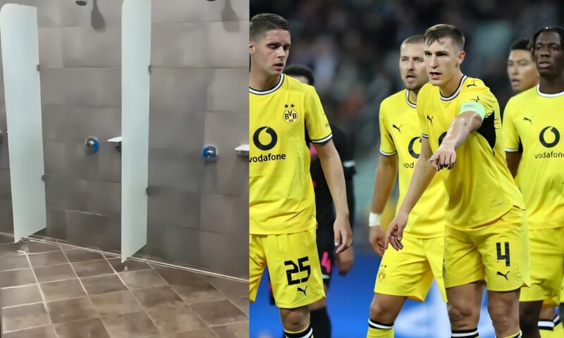 لاعبو دورتموند يرفضون الاستحمام في أذربيجان خوفاً من “الليجيونيلا”