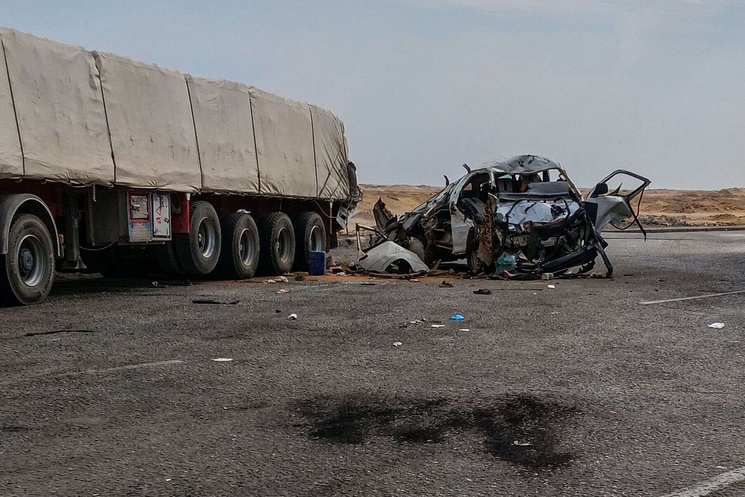 حادث سير غرب القاهرة يودي بحياة 10 أشخاص ويصيب 24 آخرين
