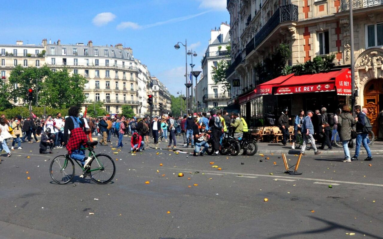 30 مليون يورو خسائر احتجاجات طلاب المدارس في فرنسا