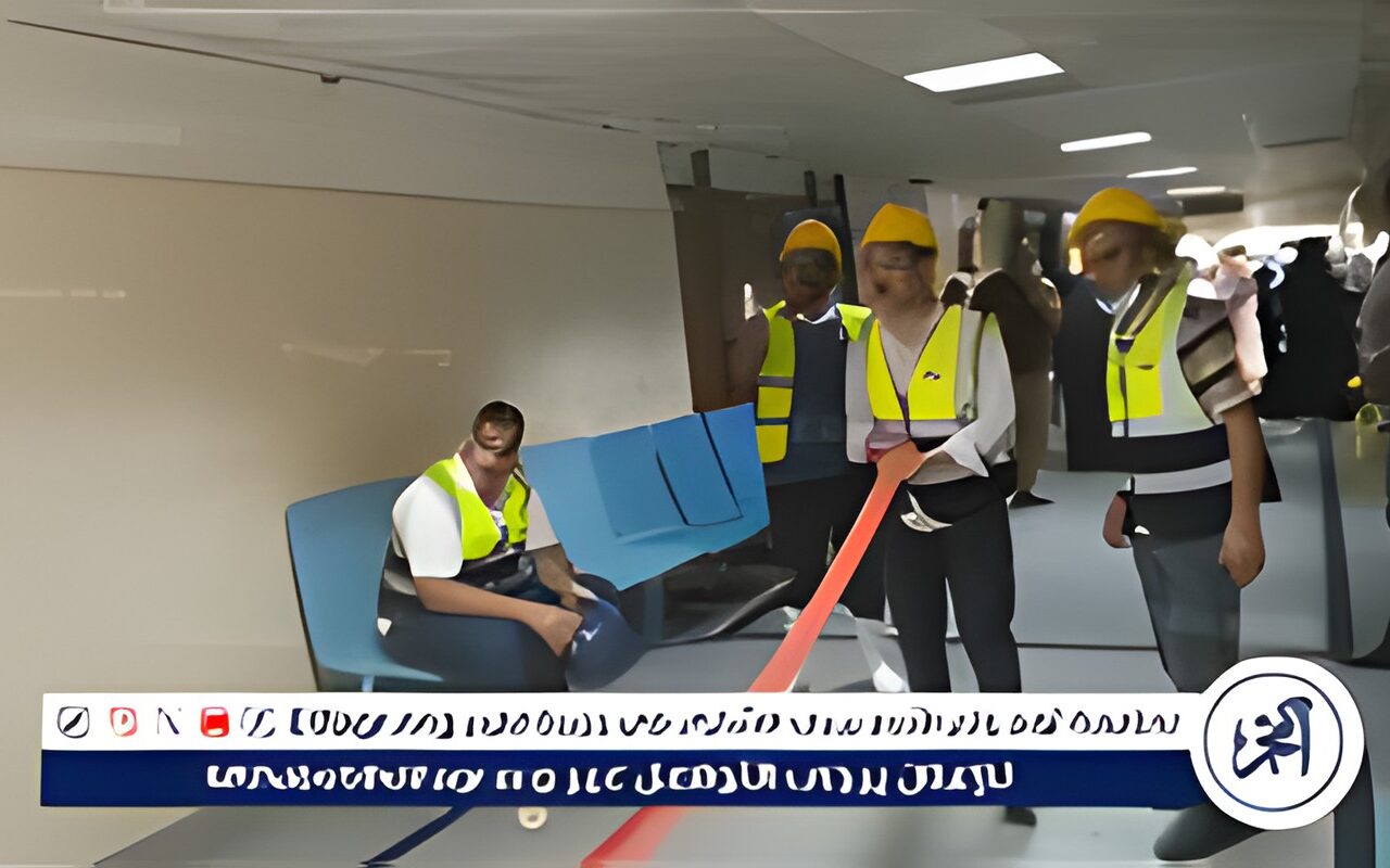 مستشفى صحة المرأة بجامعة أسيوط تجري بنجاح محاكاة لإخلاء الطوارئ بحريق افتراضي