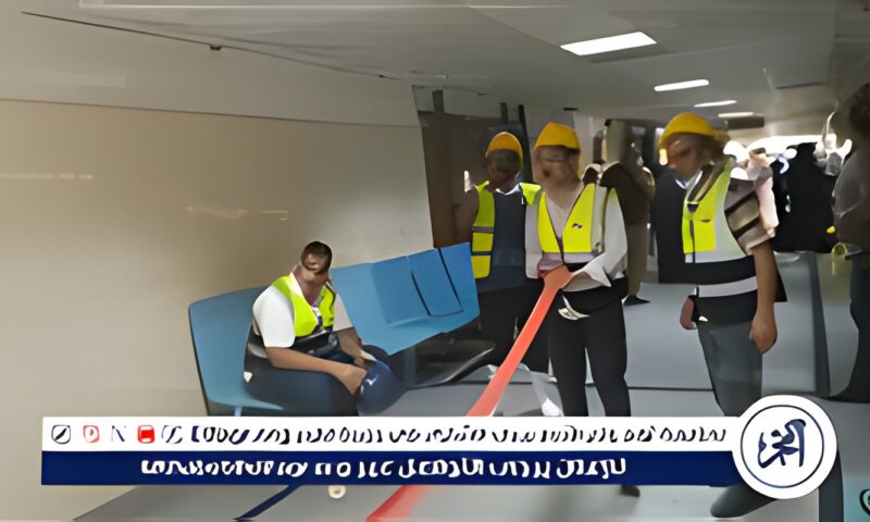 مستشفى صحة المرأة بجامعة أسيوط تجري بنجاح محاكاة لإخلاء الطوارئ بحريق افتراضي