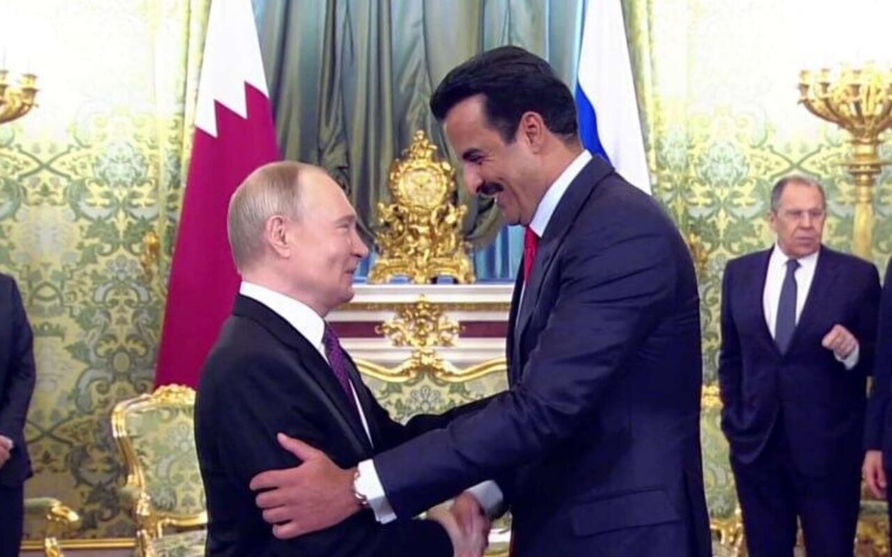 أمير دولة قطر يعرب عن تطلعه إلى توسيع آفاق الشراكة مع روسيا