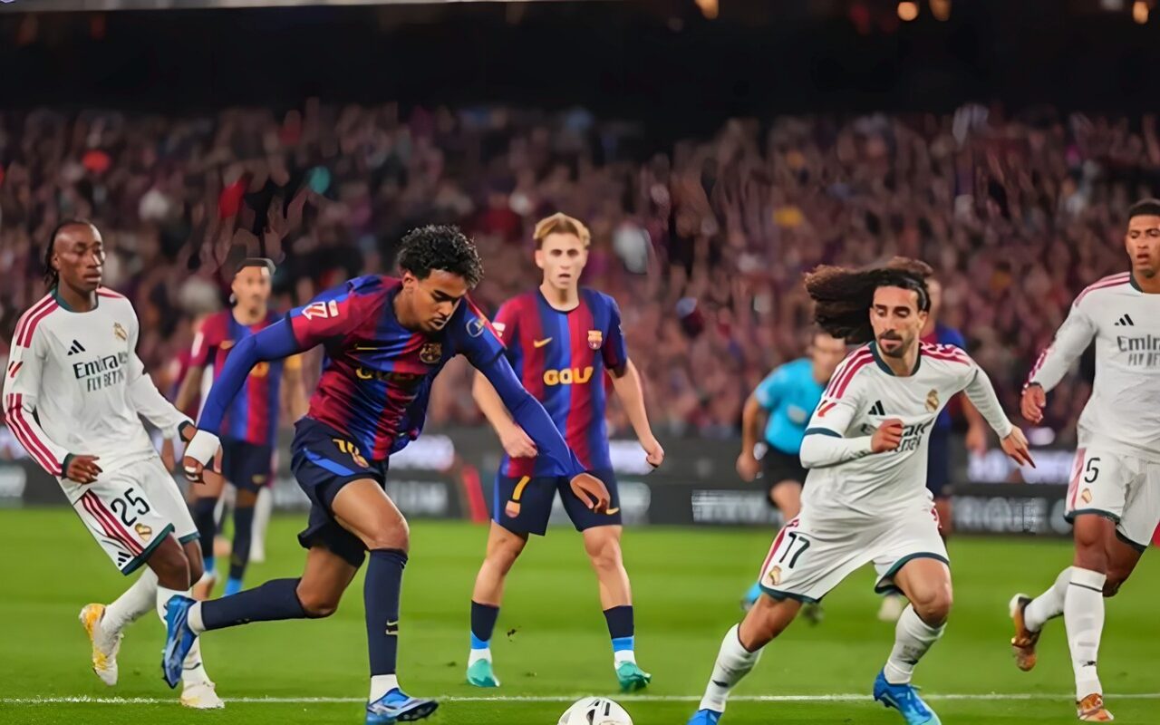 كلاسيكو الأرض، مبابي يسجل من جديد في شباك برشلونة