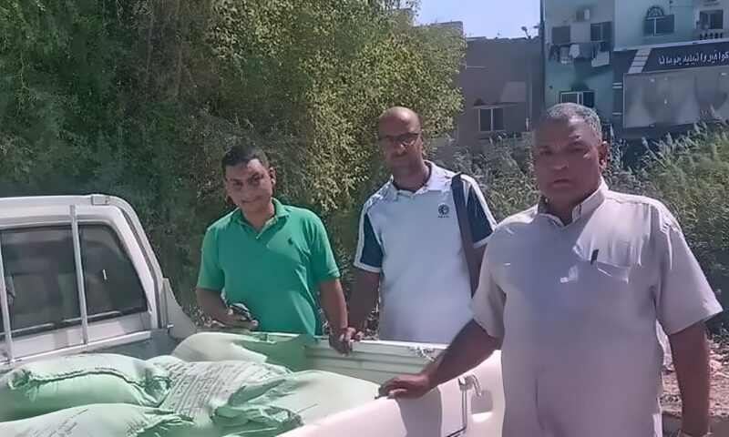 تموين أبو تشت: ضبط 10 أجولة دقيق مدعم قبل بيعها بالسوق السوداء